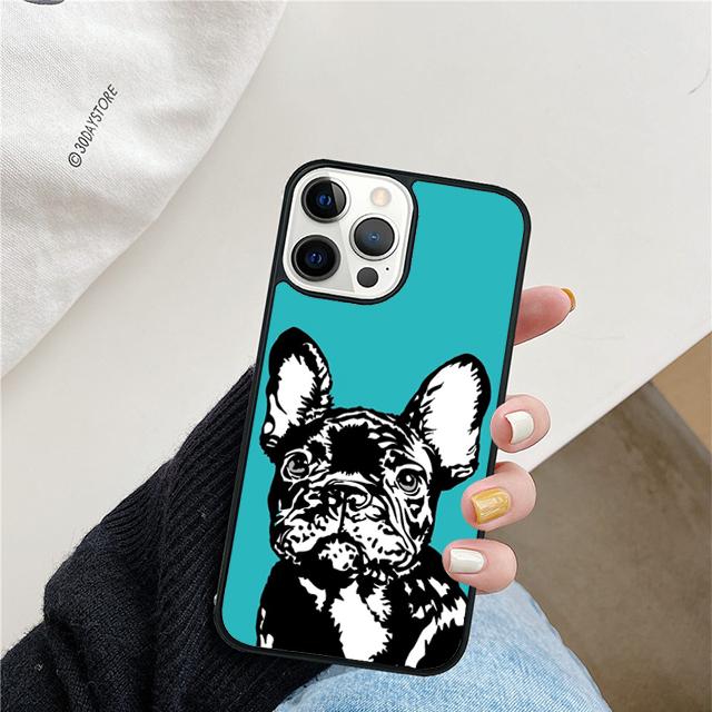 French Bulldog Phone Case For iPhone 17 Air 15 16 Cover 11 13 14 Pro Max 12 Plus Max Fundas