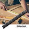 Anti Slip Aluminum Alloy Protection Woodworking Architect Engineer Scale Ruler