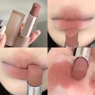 6-color Matte Velvet Lipstick Silky Texture Without Drying Easy To Apply Long-wear Non-stick Velvet Mist Lipstick