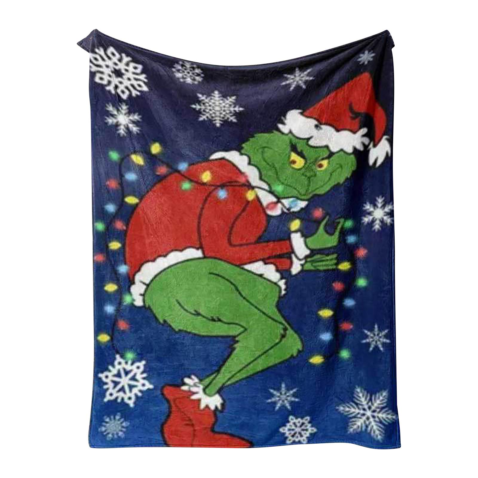 

Зеленый Монстр - Фланелевое Одеяло Удобное Фланелевое Одеяло с Цифровой Печатью One Size