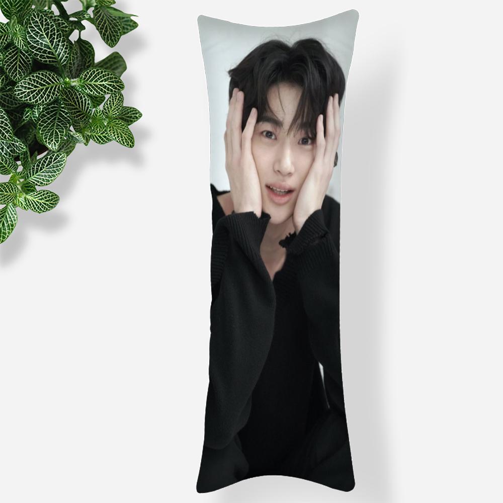 Jmg Clothing Unisex Byeon Woo Seok Pillowcase Printed Satin Fabric Pillow Cover Rectangular Zipper Kawaii Body Cover Dropshipping Wjy8.2
