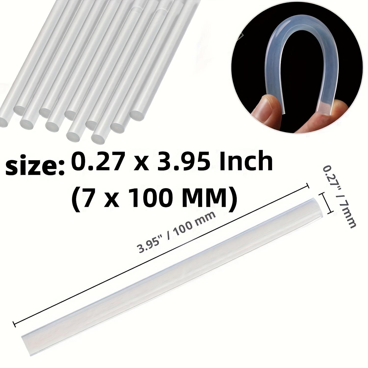 

50 штук/упаковка клеевых стержней горячего расплава, прозрачные, клей для ручной работы, промышленный стержень для клеевого пистолета горячего расплава 50Pcs