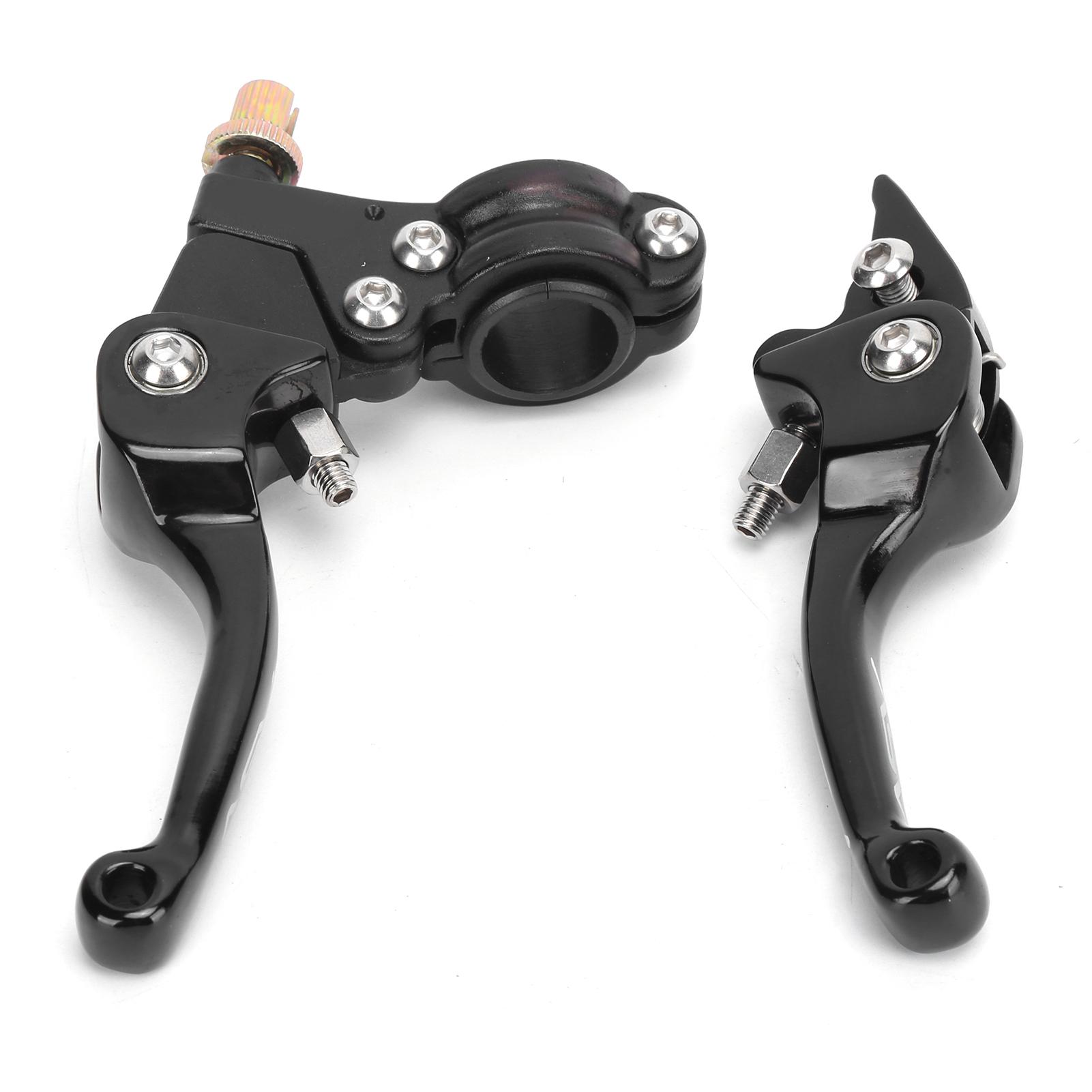 

22mm Brake Folding Lever Corrosion Resistant for Motorcycle ATV OffRoad Motorbike(Black )