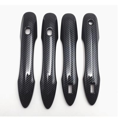 Für Toyota Sienta 2023 Auto Styling ABS Carbon Faser Trim Türgriffe Schüssel Abdeckung Schutz Aufkleber