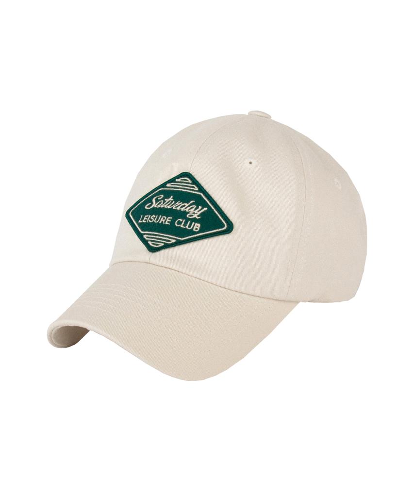 Seleodeilejeokeulleob Signature Ball Cap - Ivory & Green Patch