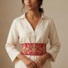 Soft Fabric Embroidery Corset Wide Style Ethnic Girdle Hanfu Waistband  Girlfriend Gift