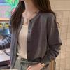 Giacca Cardigan Casual in Maglia Slim Fit alla Moda da Donna Autunno Manica Lunga Cardigan Maglione Top a Maglia Larga Maglioni Girocollo Vintage 25182