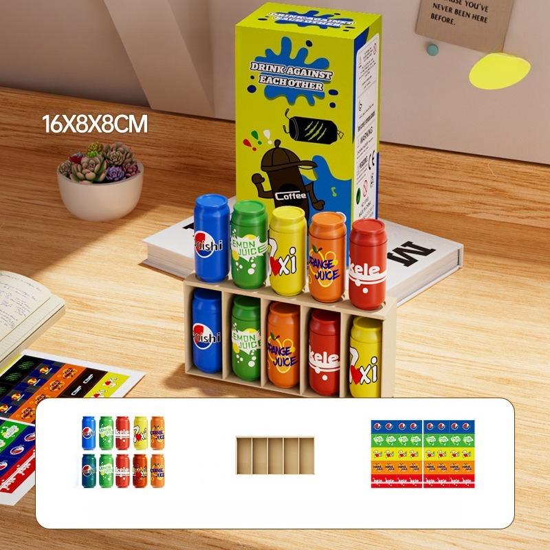 Bottle Color Match Game, Fun Family Board Game for Kids 8-12, Bottle Flip Game for 2-4  Perfect for Travel Camping Holidays Party Night