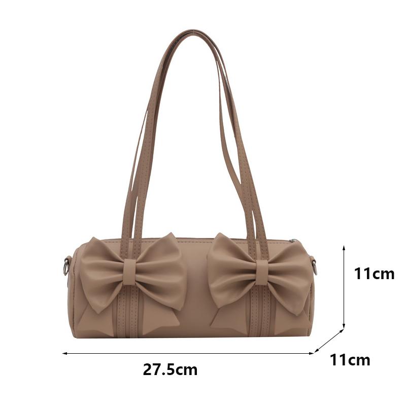 Yogodlns New Model Features Niche High-end Underarm Bag Trendy Bow Design Fashionable Women's Pillow Bag, and A Crossbody Handbag