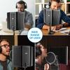 AGPTEK Microphone Isolation Studio Microphone Sound Absorbing Foam Marantz Vocal Reflection Microphone Stand Sound Shield Recording Sound Absorbing