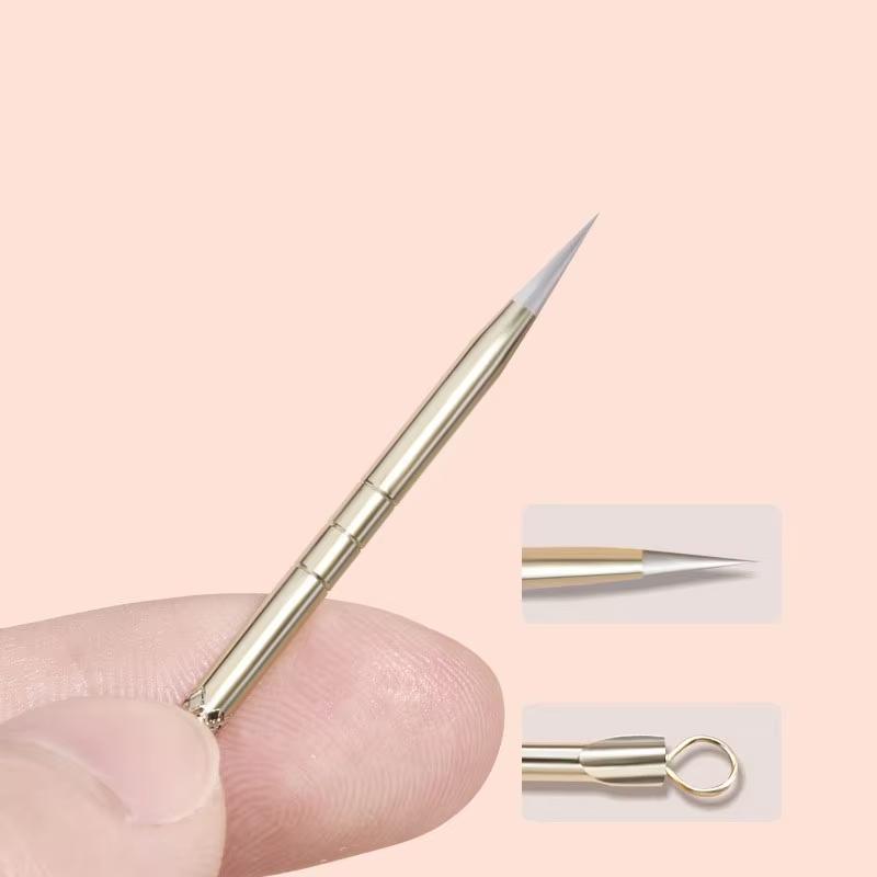 Double Headed Acne Needle Blackhead Cell Clip Suit Acne Removal Needle Tweezers Precision Acne Clip Acne Tool