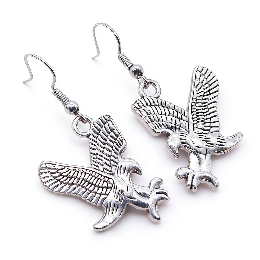 Halloween Charm Dangle Earrings Gothic Crescent Drop Earrings Dark Witchy Occult Jewelry