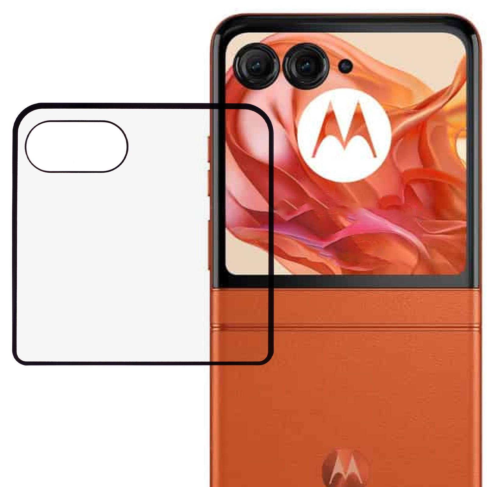 

Для Motorola Razr 60/Razr 50 5G Загартоване скло Захисна плівка для заднього екрану 3D Вигнута HD Задня плівка Type A