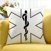 Star of Life World Various Sizes Square Pillow Case For Car Home Bedchamber Decor