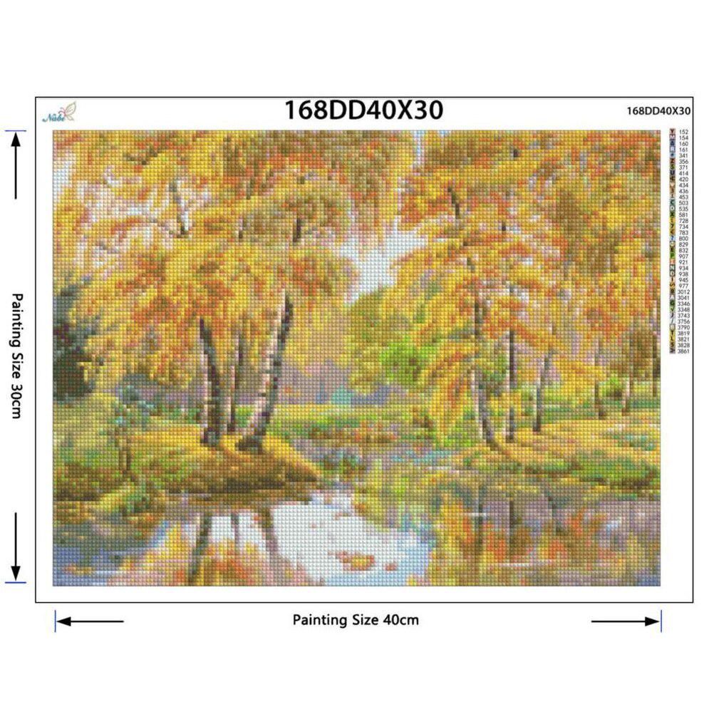 Diamond Embroidery Diy Diamond Painting Full Round Russia Landscape Bead Work Decor Modern Crafts
