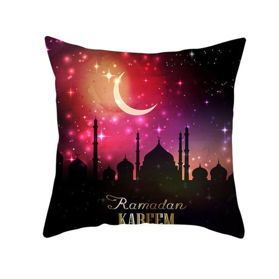 Eid Mubarak Square Throw Pillow Case Cushion Cover Ramadan Sofa Bedding Article?