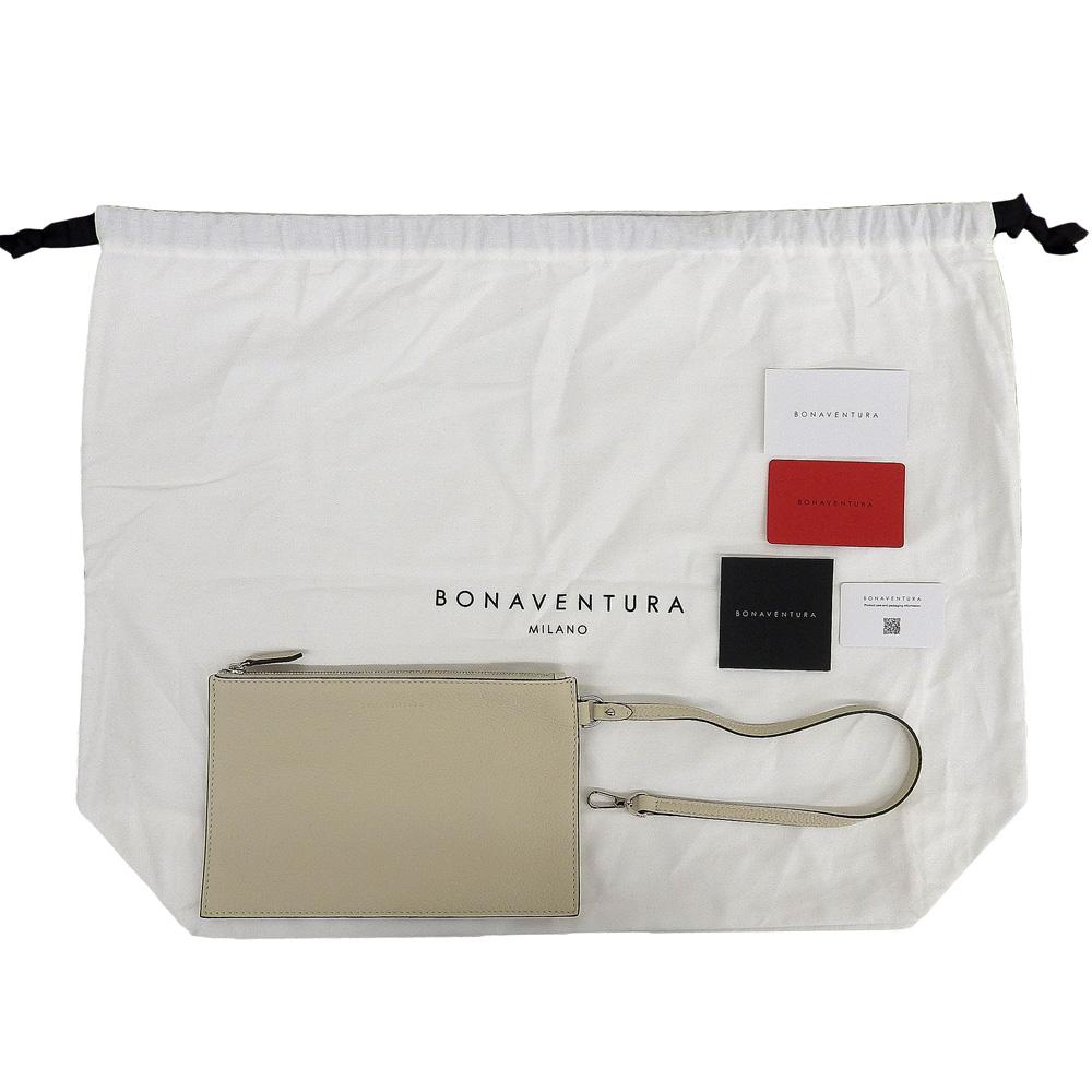 BONAVENTURA Mina Medium Bucket Bag with Pouch, Excellent Condition, Women's, Ivory Shoulder bag IvoryUsed