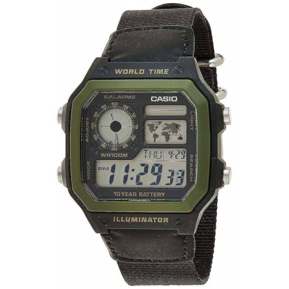 

Casio Цифровые часы AE-1200WHB-1B Мужская модель Overseas [Реимпортированные]