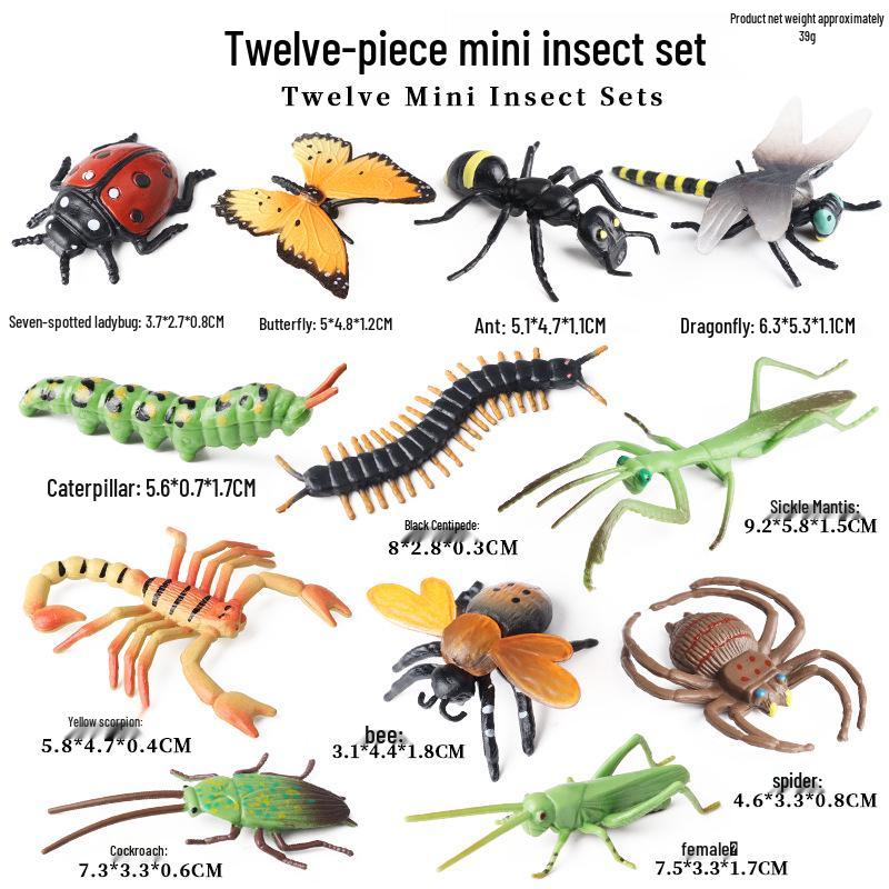 Realistic Mini Dinosaur Toy Set - T. Rex, Velociraptor, Triceratops, Mosasaurus, Ankylosaurus, Pterodactyl