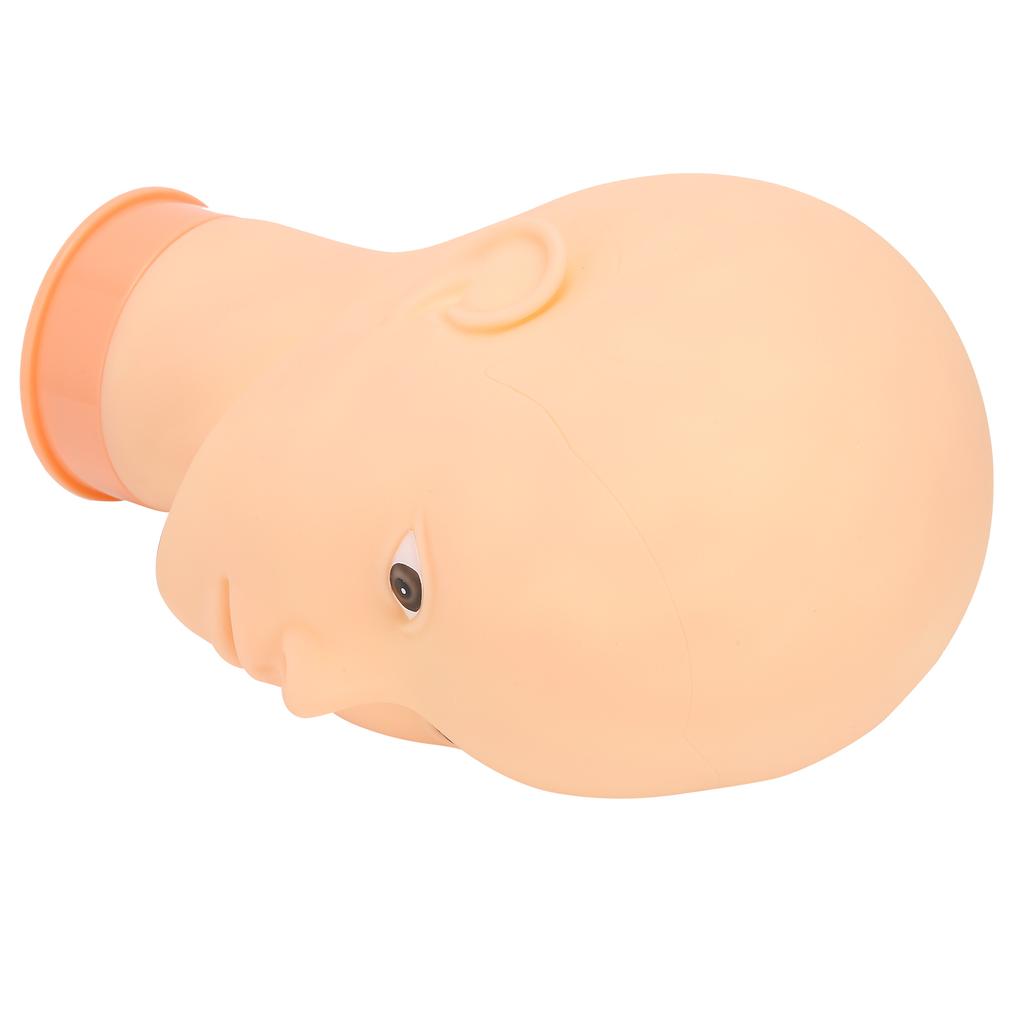 Hut Perücke Display Mannequin Kopf Modell Make-Up Training Praxis Glatze Mannequin Kopf (Rosa Basis)ohne Make-up