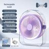 2026 Portable Wireless Mini Desktop Fan for Dorms and Offices