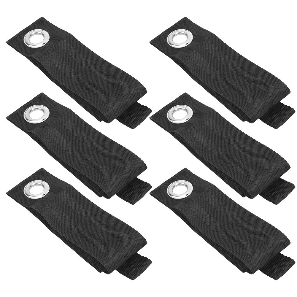 6Pcs Hook and Loop Storage Belt Straps Extension Cord Organizer Hanger Cable Straps