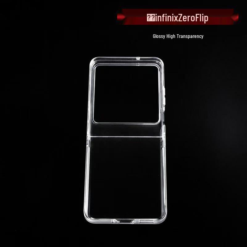

Infinix Zero Flip Foldable Screen Case - Glossy High-Transmittance PC for Sound Transmission. Infinix Zero Flip