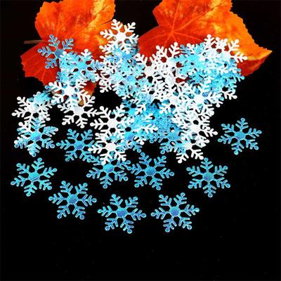 Christmas Decoration Snowflake Wedding Party Throwing Paper Scrap DIY Fake Snowflake Christmas Accessories