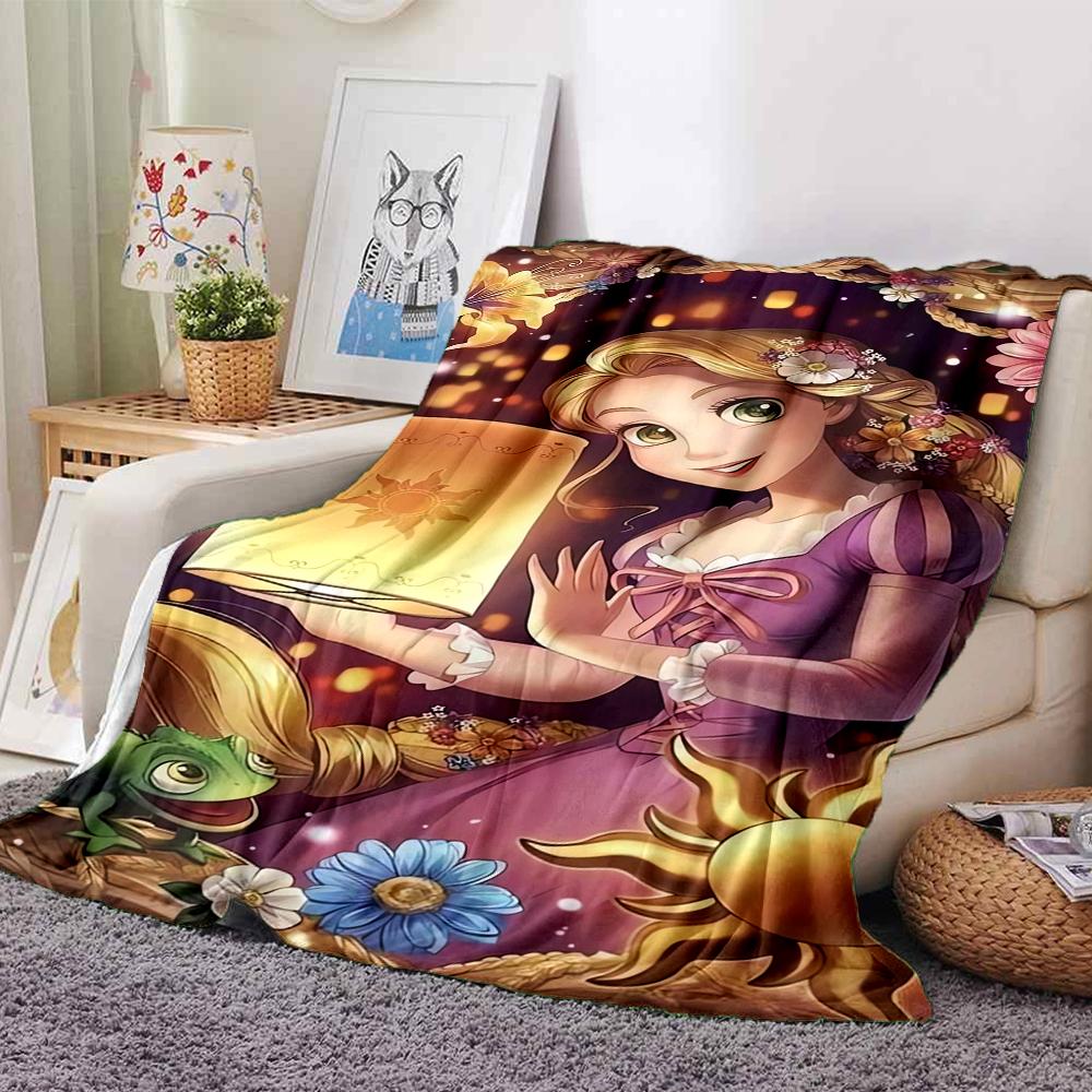 1Pc Magic Frozen Kingdom Blanket For Couch Bed Plush Cozy Fuzzy Blanket Super Soft Warm Blankets For Fall And Winter 091868