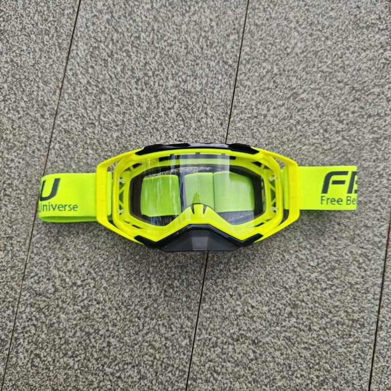 Motorcycle Dirt Bike Goggles Off-Road Riding Cycling Sports Windproof UV Protection Replaceable Lens Full Frame