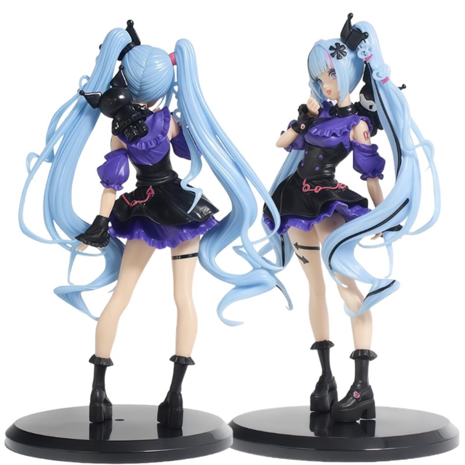 Multiple Styles Hatsune Miku Anime Figures Cute Miku Collectible Figurines Desktop Decoration Birthday Present  In Stock