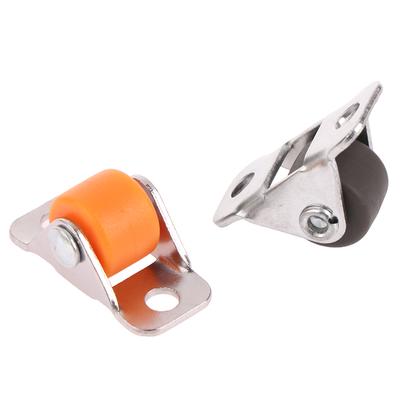 Straight Wheel Directional Casters Rubber Silent Hardware Storage Box Concealed Furniture Coffee Machine Tray Casters