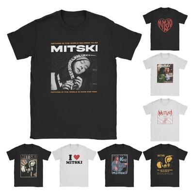 Men's Mitski Music Romantic T Shirt Album Chic Harajuku Cotton Clothes Awesome Short Sleeve Round Neck Tee Shirt Summer T-Shirts
