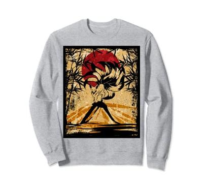Nine-Tailed Fox Japanese Retro Art Sweatshirt