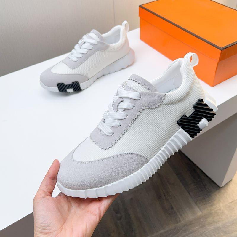 Paar Mesh Plateau-Sneaker - Atmungsaktive Ledergefütterte Schnür-Laufschuhe, Modische Weiße Schuhe für Damen & Herren