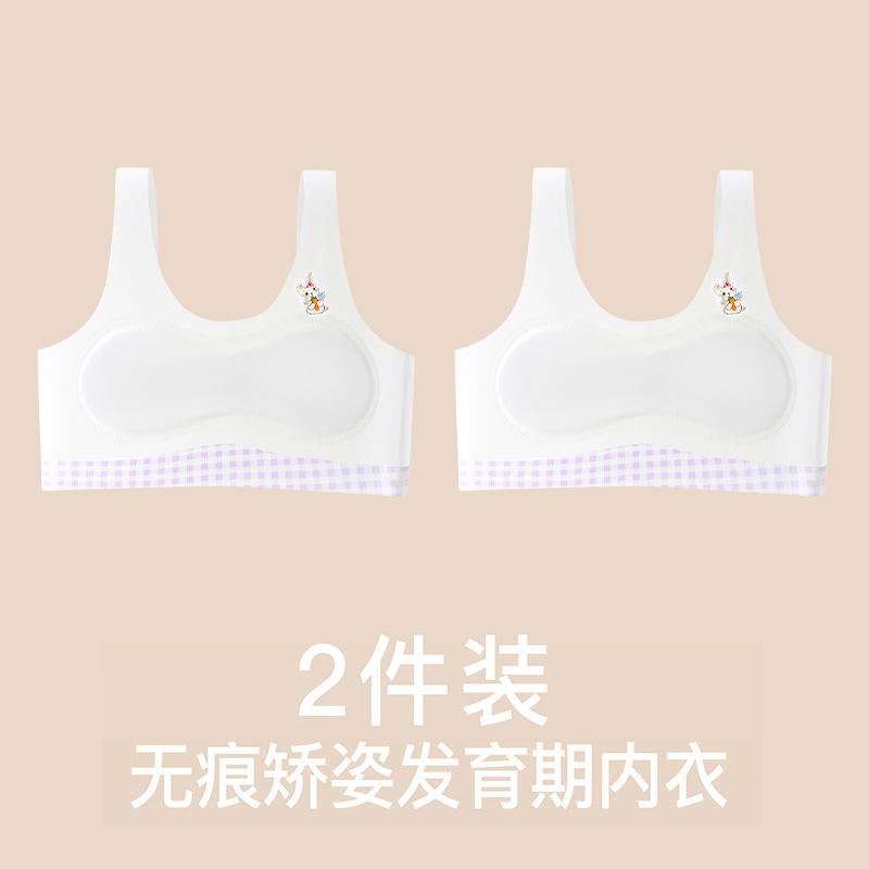 Girls' Underwear Development Period, One-year-old Girl Bra, Primary School Children's Small Vest, Girl Junior High School Seamless