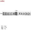20/22/24/26/28mm Solid Stainless Steel Watch Bracelet Double Safety Fold Clasp Band Belt Diving Metal Strap for Oyster for Seiko