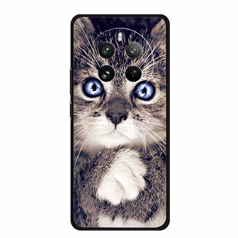 For OPPO Realme 12 4G Case TPU Animals Soft Silicone Back Cover Phone Cases For Realme12 4G Wolf Protective Original Cool Funda