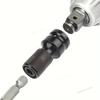 Telescopic Socket Adapter 1/2 To 1/4 Hex Female Socket Adapter for Electric Wrench Telescopic Drill Socket