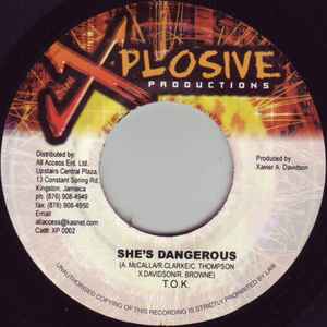 

7inch Record T.O.K. - She s Dangerous XP0002 Xplosive Produc Jamaica Reggae, Ska & Dub Used