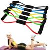 Lightweight And Easy To Store 8-shape Resistance Band With Comfortable Foam Grips