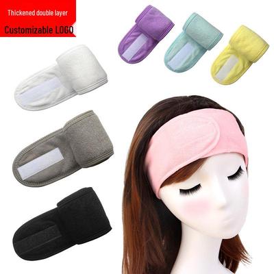 Fascia Larga con Nastro Magico: Fascia per Capelli per Lavare il Viso, Sport, Post-Partum, Yoga, Trucco, Foulard da Donna