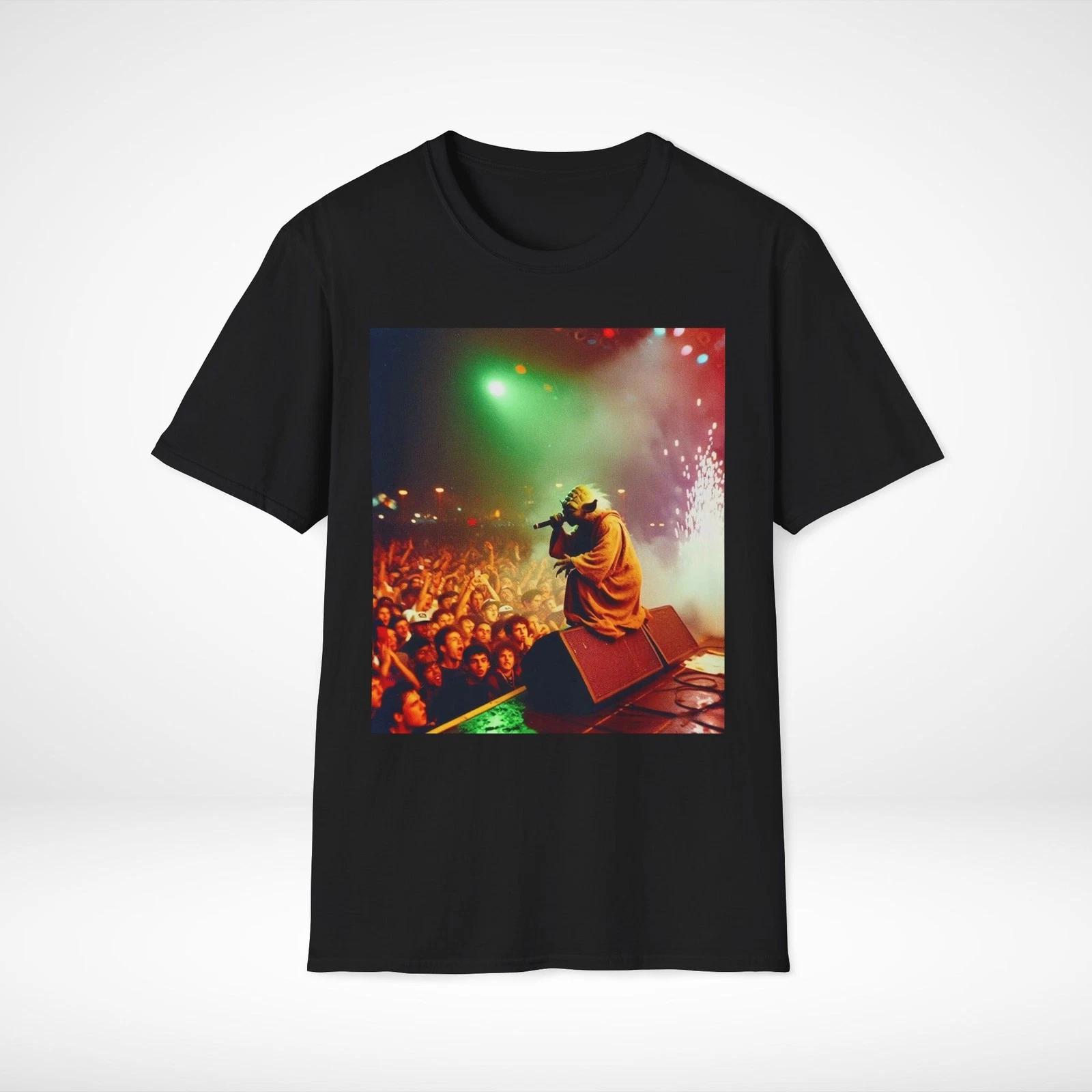Yoda Music Concert Unisex T-Shirt, Star Wars Fan Tee, Music Festival Shirt, 4XL