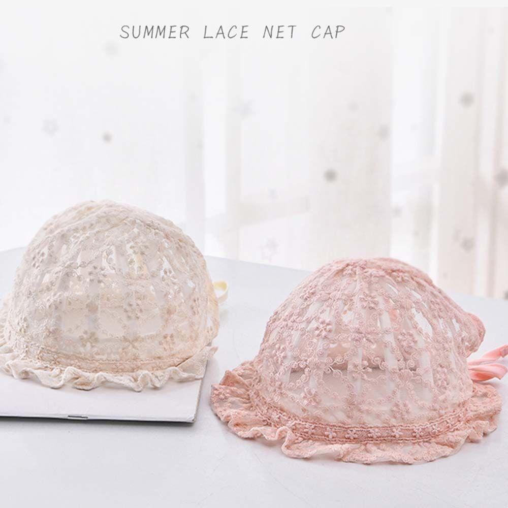 Breathable Lace Girl Newborn Sun Caps Infant Bonnet Cotton Baby Hat
