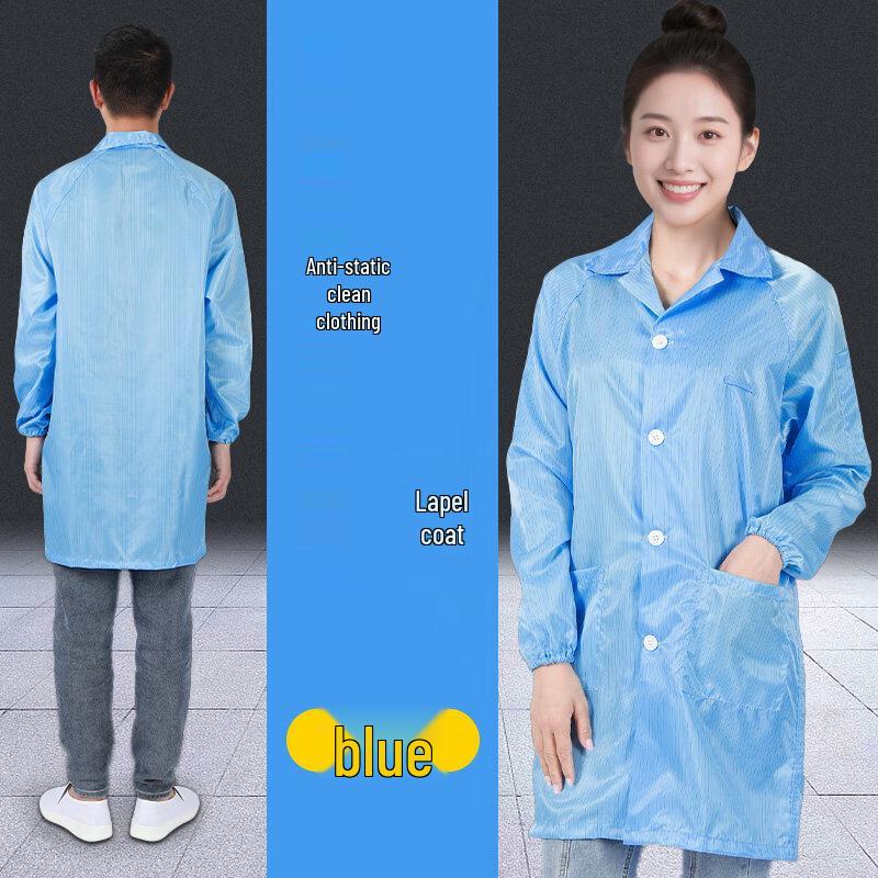 Unisex Anti-static Cleanroom Lab Coat