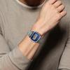 Casio Vintage Simple Fashion Trend Quartz Steel Strap Uniform for Men and Women Gray Dial A159WEVJ-2