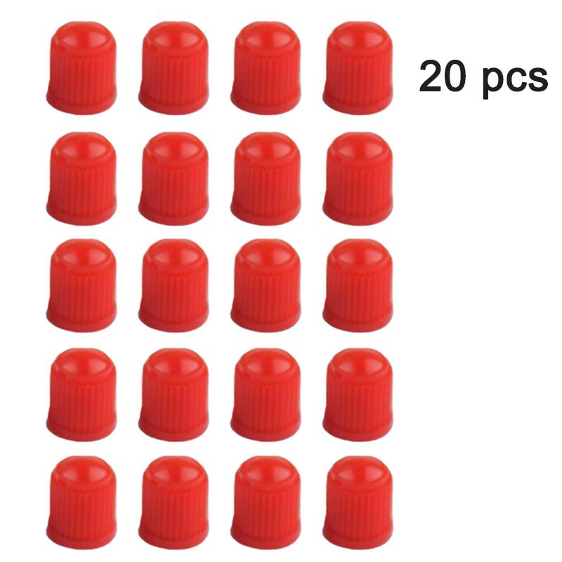 20PCS Car Tire Stem Valve Caps with O Rubber Ring Covers Plastic Black Tyre Valve Caps for Car Auto SUV Bike Bicycle Motorcycles