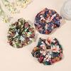 Hair Elastic Band High Elasticity Floral Pattern Adjustable Fit Hair Tie Non-Irritating Scalp Hair