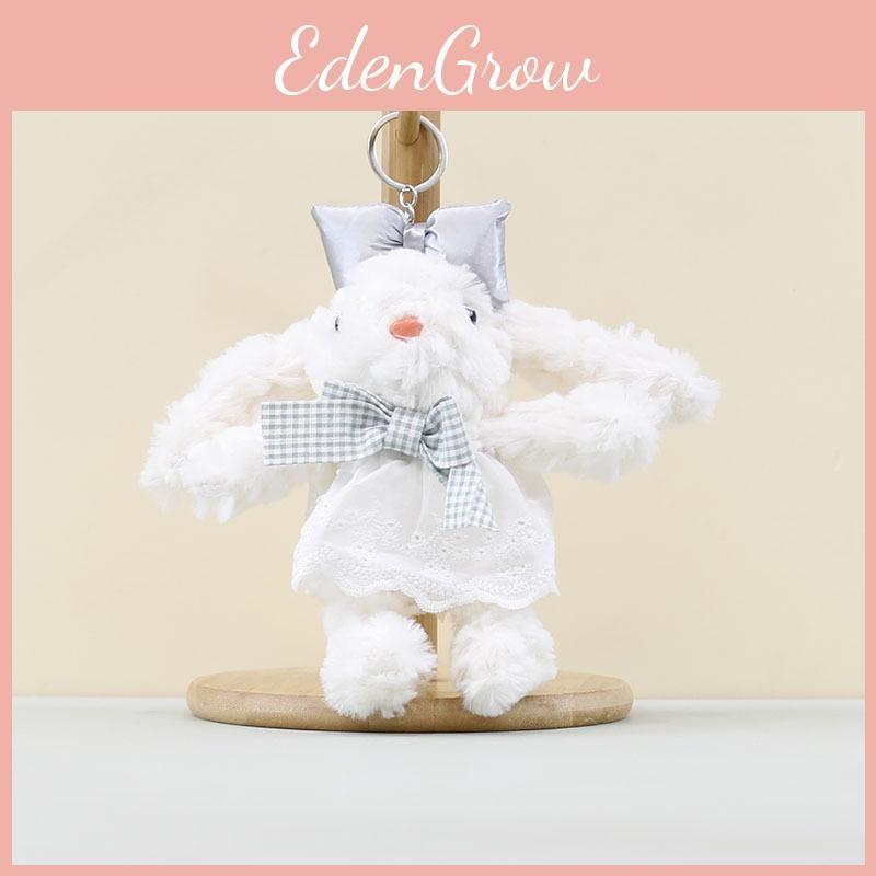 Rabbit Big Eared Stuffed Animal Keychain Plush Toy For Childrens Gift Idea