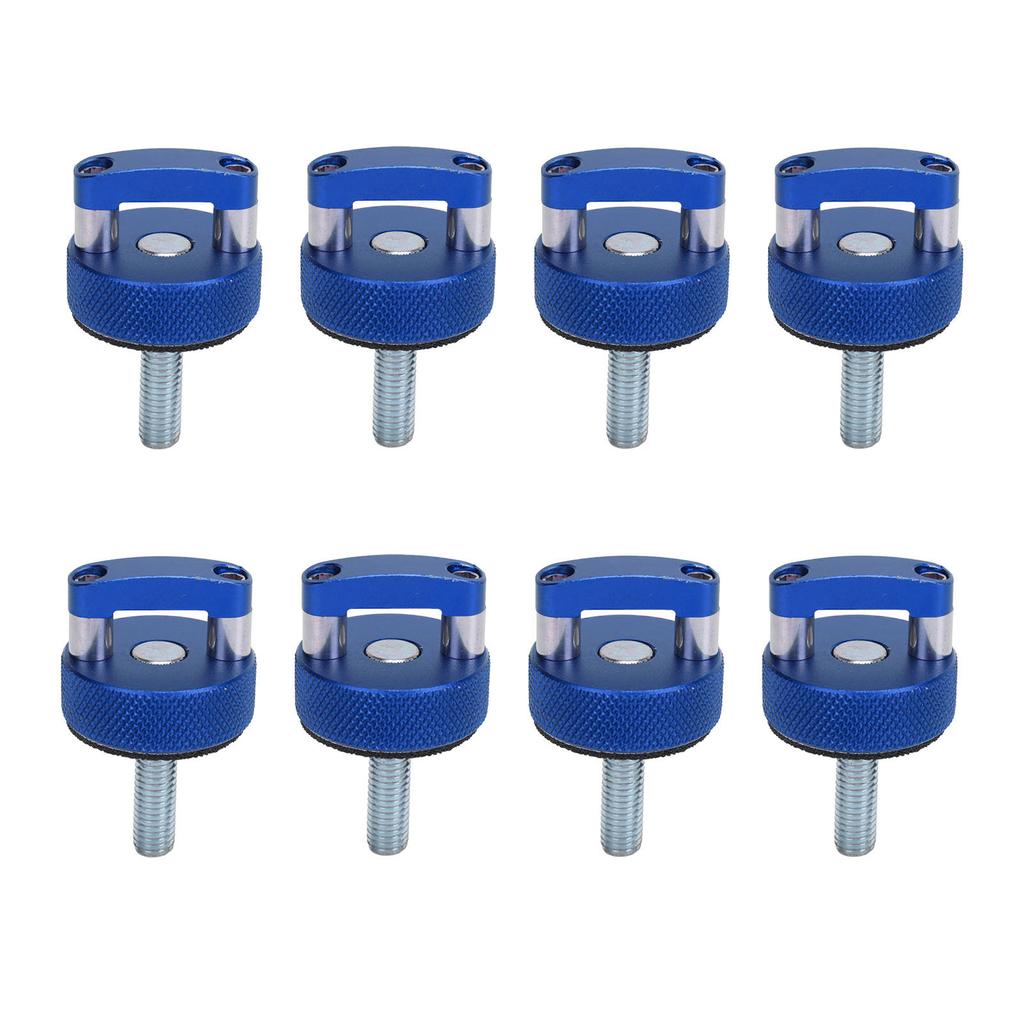 8PCS Car Hard Top Quick Removal Fastener Thumb Screw Steel Billet Aluminum M8 1.25 Thread D Ring for Ford Bronco 2dr/4dr 2021+